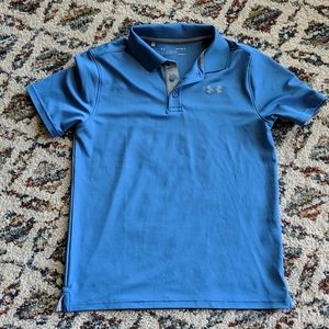 Boys under armour dri fit golf polo